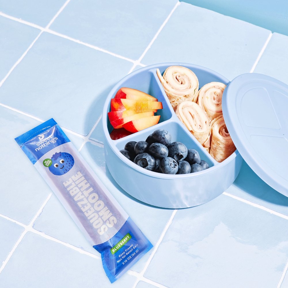 Blueberry Kale Smoothie Pops