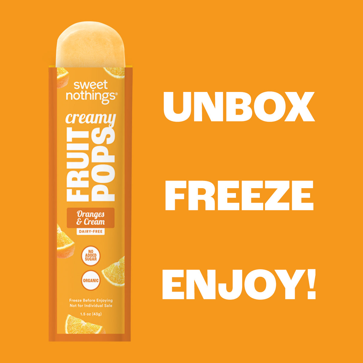 Oranges & Cream Fruit Pops